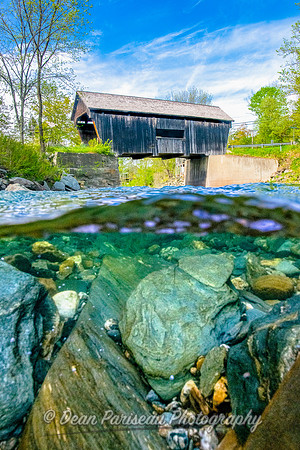 DP_NWG-125 Clear Water at Warren Covered Bridge