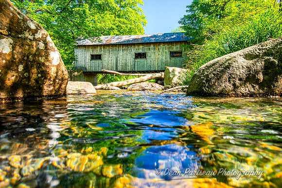 DP_NWG-129 Summer Reflections at McWilliams Covered Bridge
