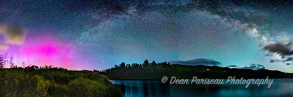 DP_NWG-146 Milky Way and Aurora at Blueberry Lake