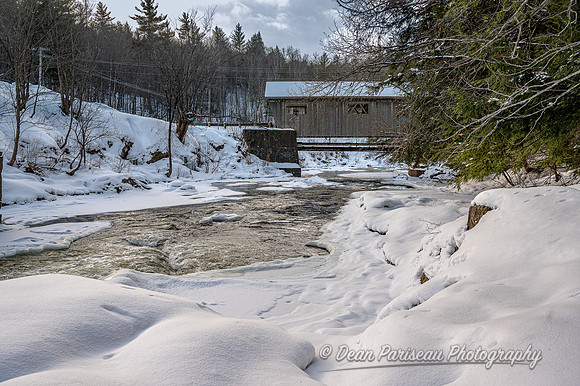 DP_NWG-231 Winter at Power House Covered Bridge