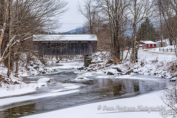 DP_NWG-236 Winter at Village Covered Bridge
