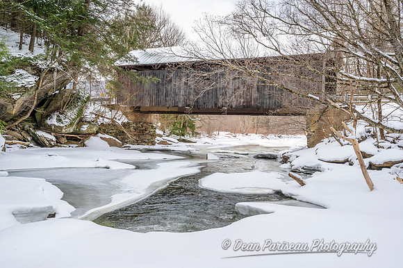 DP_NWG-234 Winter Pools at Lumber Mill Covered Bridge
