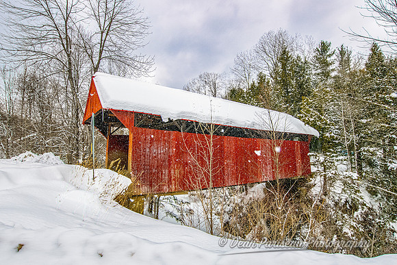 DP_NWG-239 Falling Snow at Red Covered Bridge 2