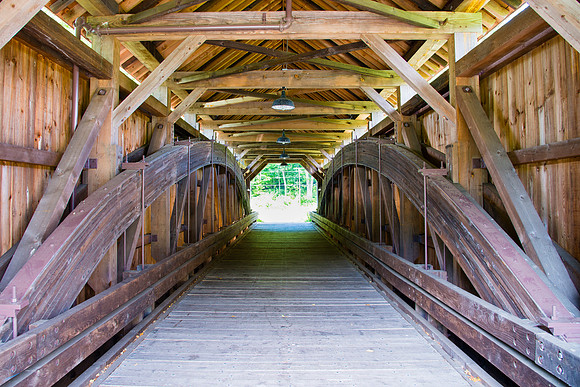 589 Looking Through - Arthur A Smith Covered Bridge
