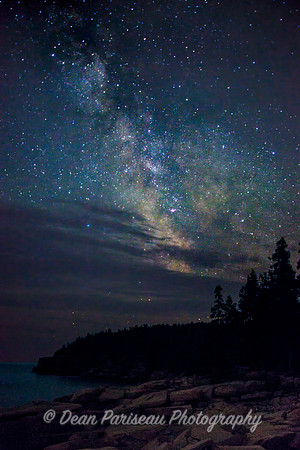 488 Milky Way Over Otter Cliffs P2