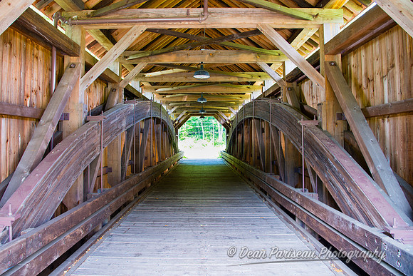 Arthur Smith Covered Bridge Inside