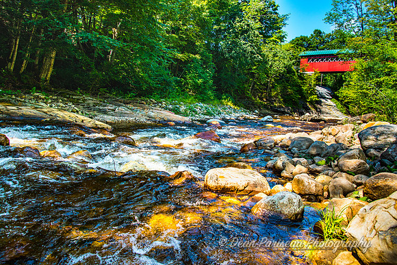 Chiselville Covered Bridge Summer 2 Sunderland VT