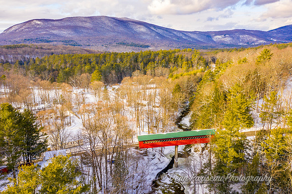 Chiselville Winter Aerial 1 Sunderland VT