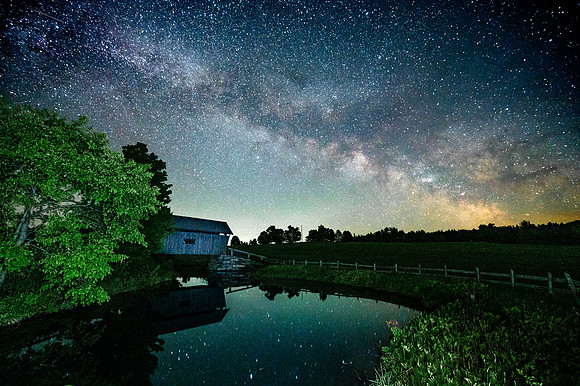 Nightfall at AM Foster